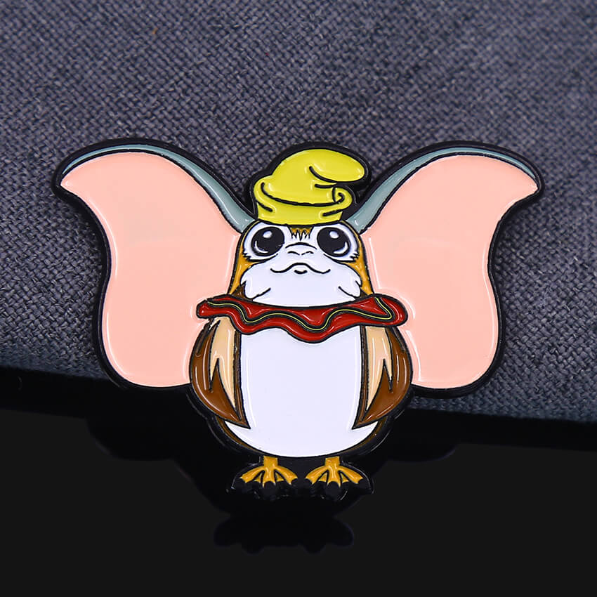 Porgs soft enamel pins