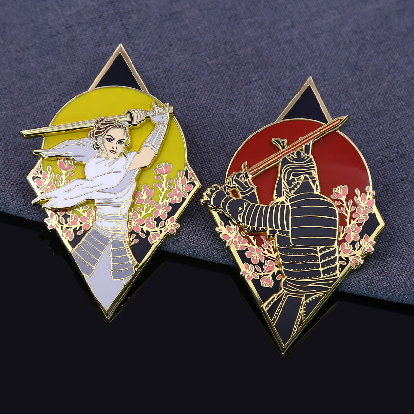 combination enamel pins