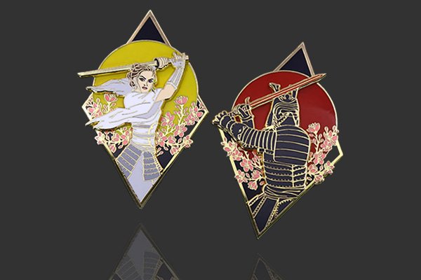 combination enamel pins