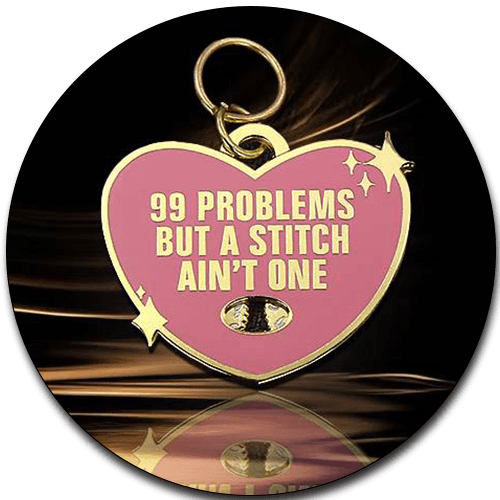 Candy Heart Lapel Pins Circle