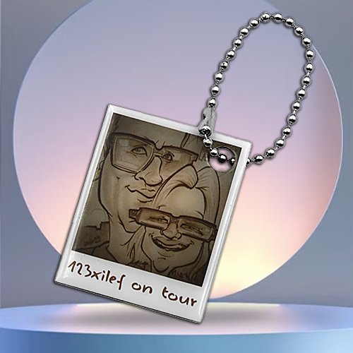 Creative Life Photo Keychain