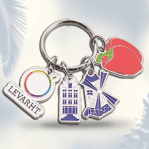 Custom Colorful Pattern KeyChains