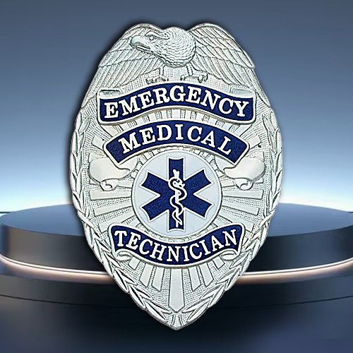 Emergency medical service badge