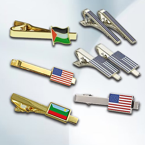 Flag Tie Clip