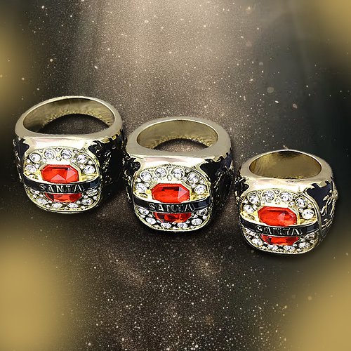 Gold Santa Men Ring - Three Sizes