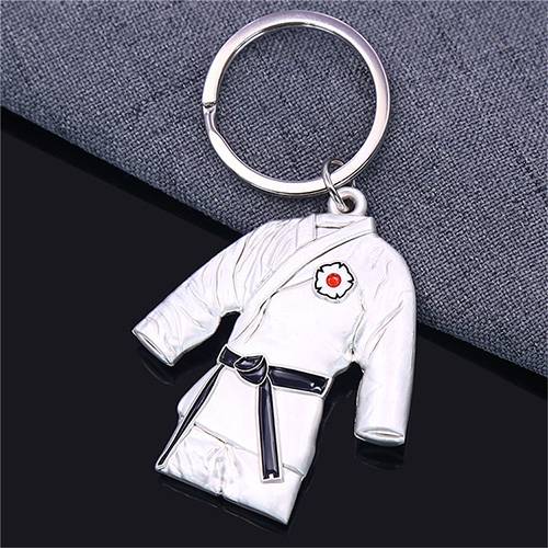 Personalized Black Belt KeyChain