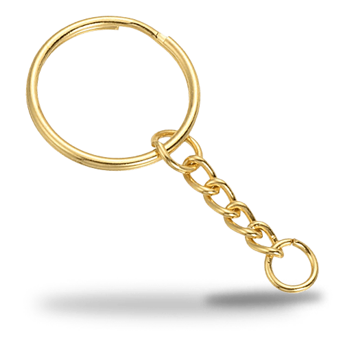 Split Ring with Chain