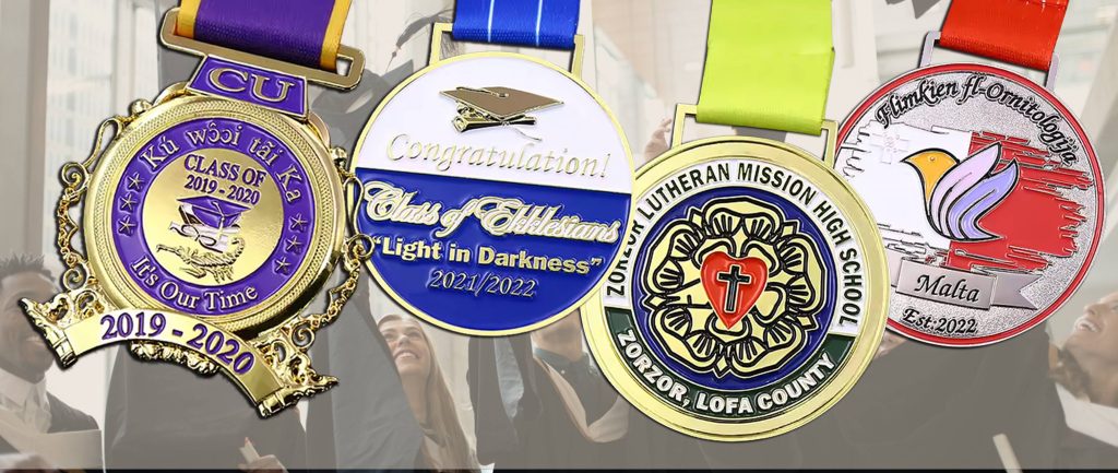 Custom Graduation Medals Banner