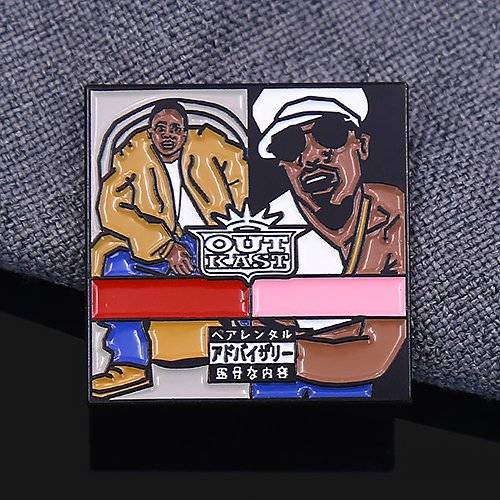 Custom Outkast Enamel Pin