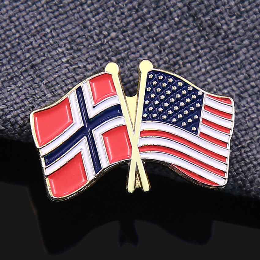 Flag Enamel Pins