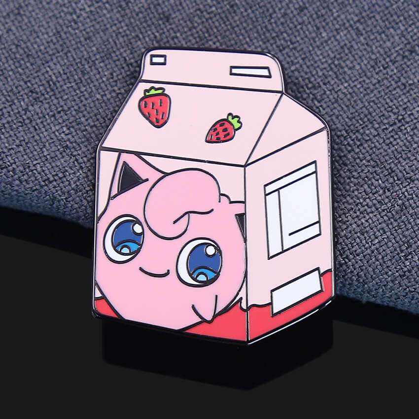 Milk Carton Enamel Pins